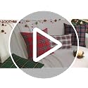 Christmas Plaid Throw Pillow Covers Set of 2 - Red & Green 22x22 Inches