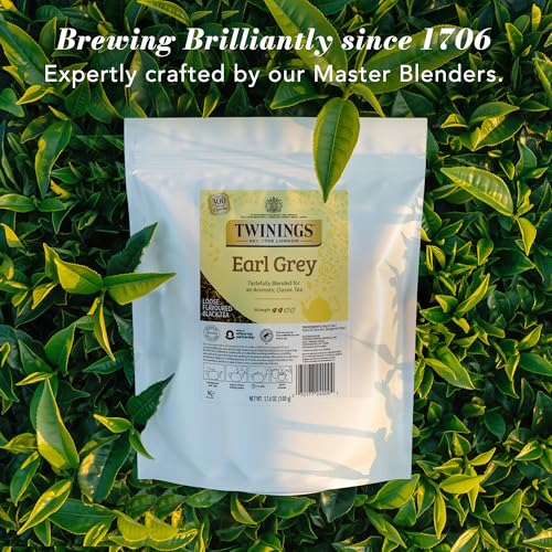 Twinings Earl Grey Loose Leaf Tea, 17.6 oz Resealable Pouch