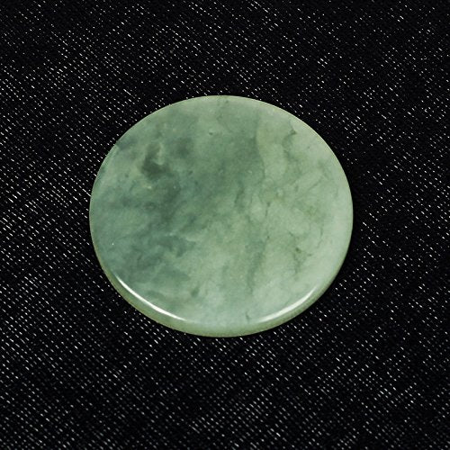 AKOAK 2 Inch Round Jade Stone Eyelash Extension Glue Pallet Holder
