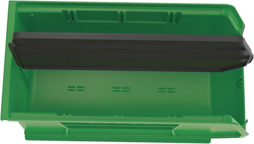 Akro-Mils Plastic Length Dividers - Custom Storage Inserts for Tools & Crafts | 6-Pack, Black