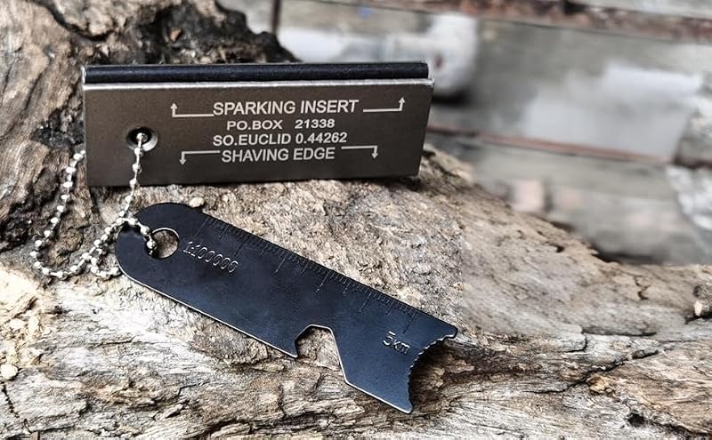 Magnesium Fire Starter with Striker for Camping & Survival