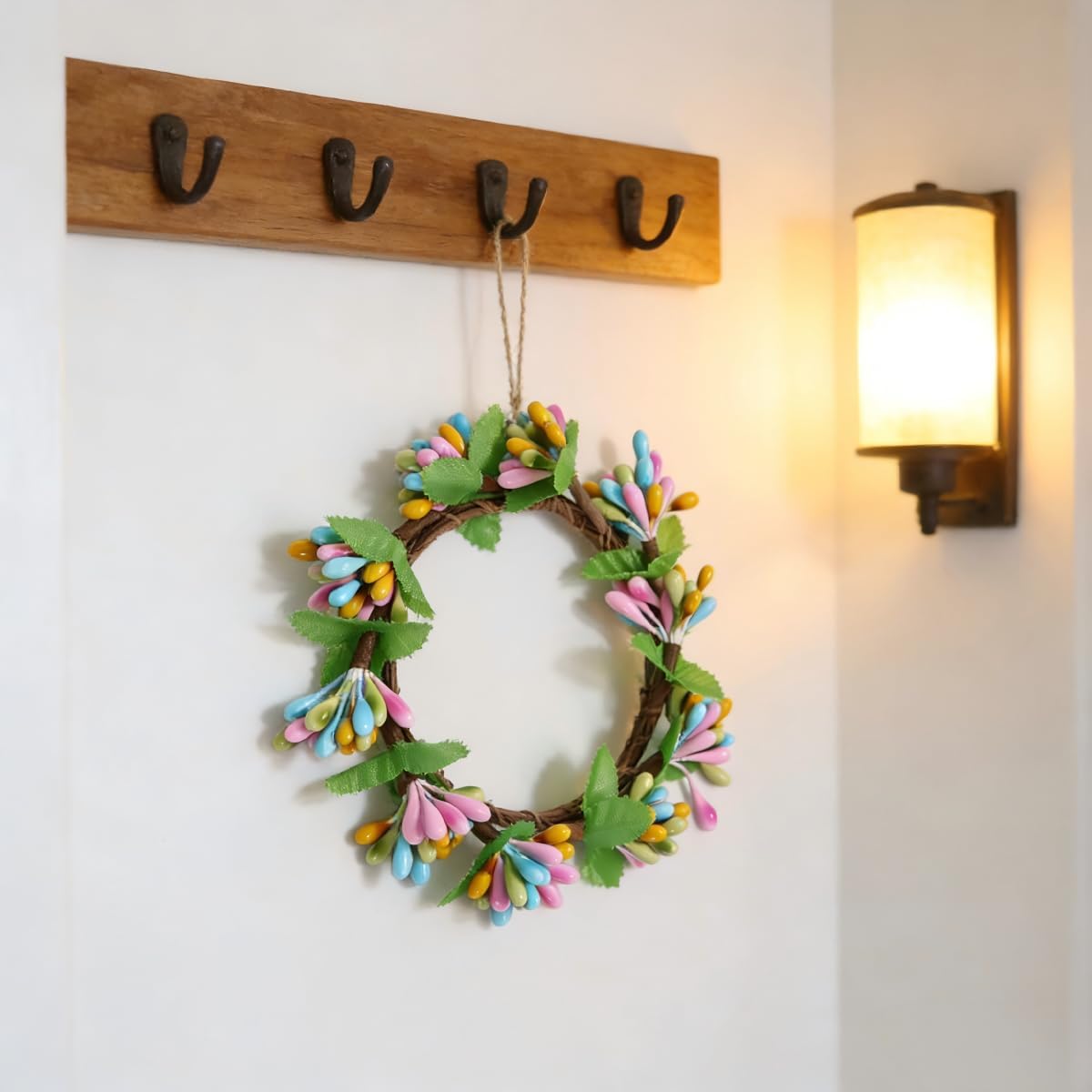 Regine Switzerland Easter Wreath - Decorative Artificial Eggs for Spring & Summer Home Decor | 2.56-Inch Diameter