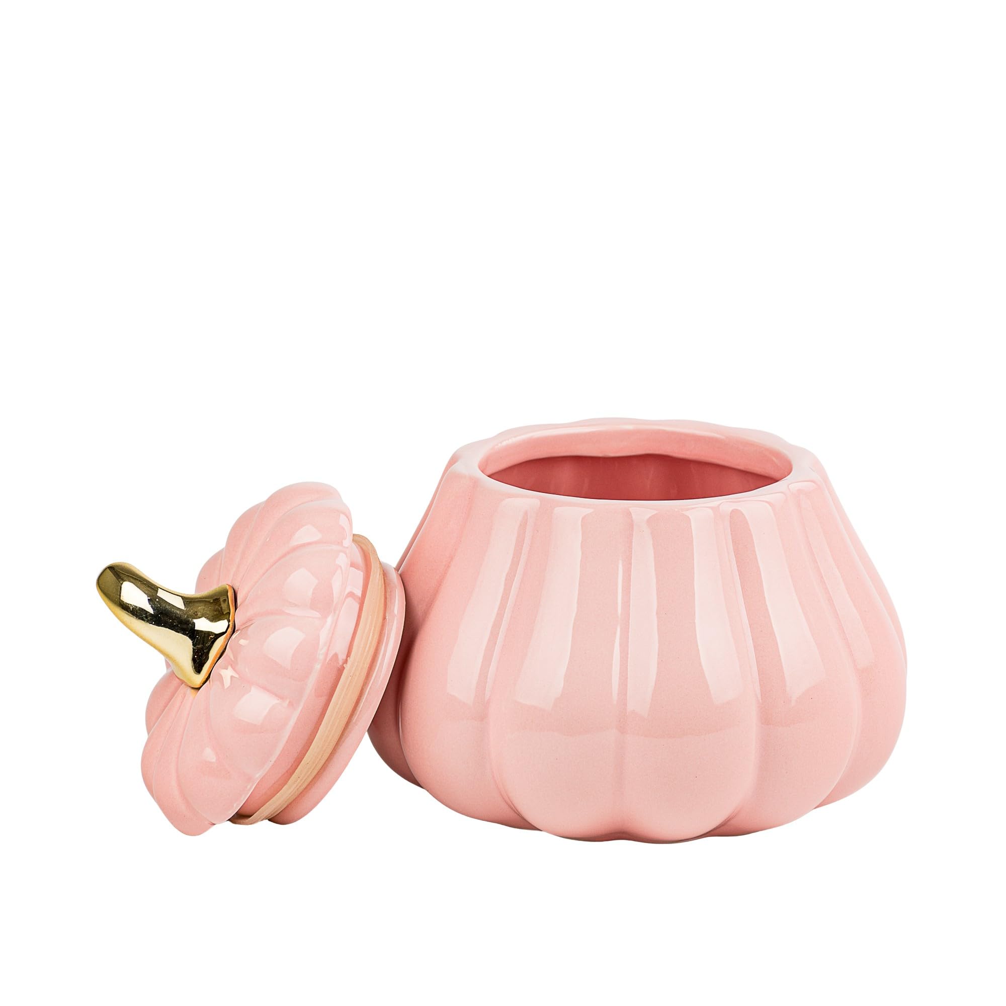 10 Strawberry Street Pumpkin Patch Graduated Gourd Canister Set, Pink