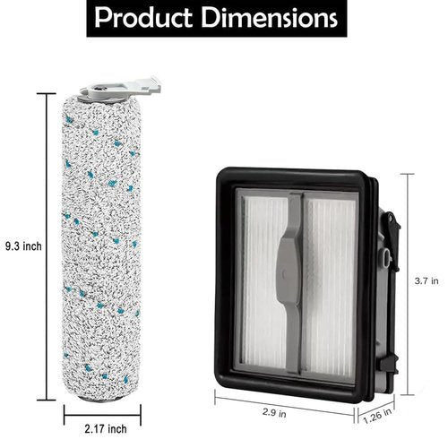 Chrostion Replacement compatible with Bissell CrossWave X7 Pet Pro 3011 3055 3277 3279 3276A,1 Pack 2787 Multi-Surface Brush Roll+2 Pack 2788 Pet Brush Rolls+3 HEPA Filters