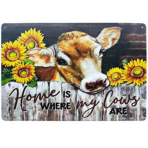 Funny Bathroom Quote Metal Sign - Rustic Farmhouse Decor 8x12