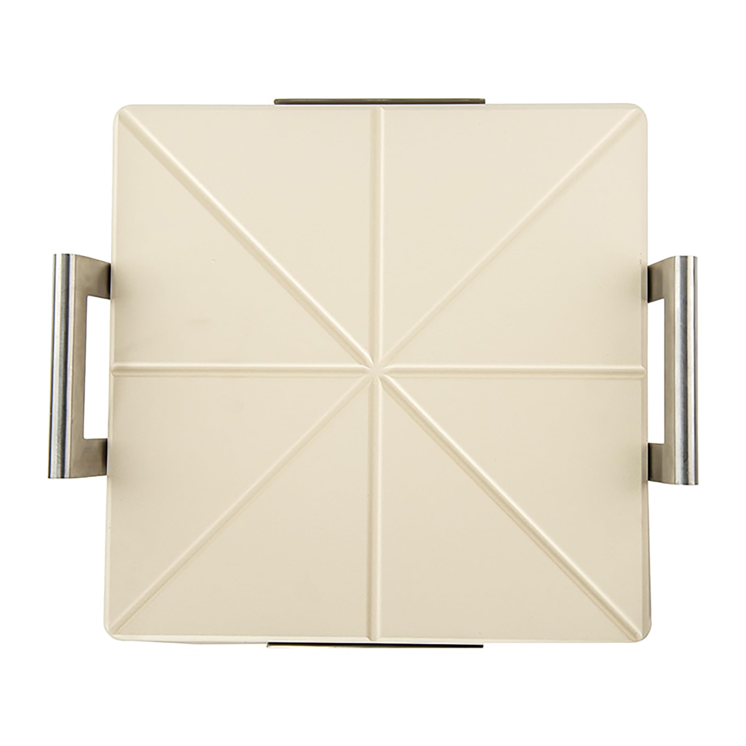 Nordic Ware 14-Inch Square Pizza and Baking Stone, Oven Safe and Grill Safe Cordierite with Stainless Holder