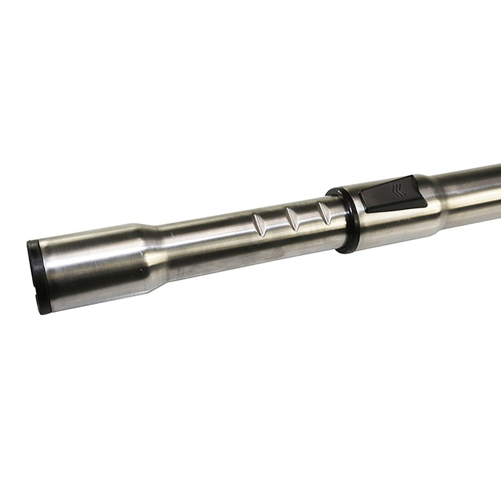 Telescopic Wand Extension Tube Compatible With Miele Canister Vacuum Cleaners Chrome