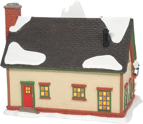 Department 56 Grinch House | Illuminated Christmas Village Building with LED Lights - 7.2 Inch, Multicolor