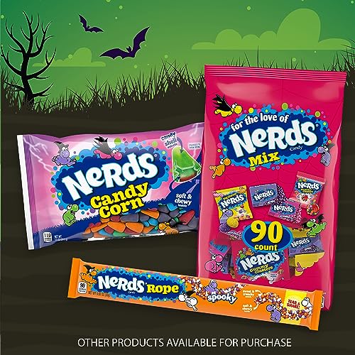 Spooky Nerds Rope Candy - Halloween Gummy Treat, 0.92 oz