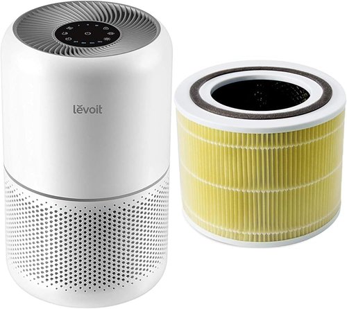 LEVOIT Air Purifier Bundle - Allergy Relief & Pet Odor Elimination | Includes Replacement Filter