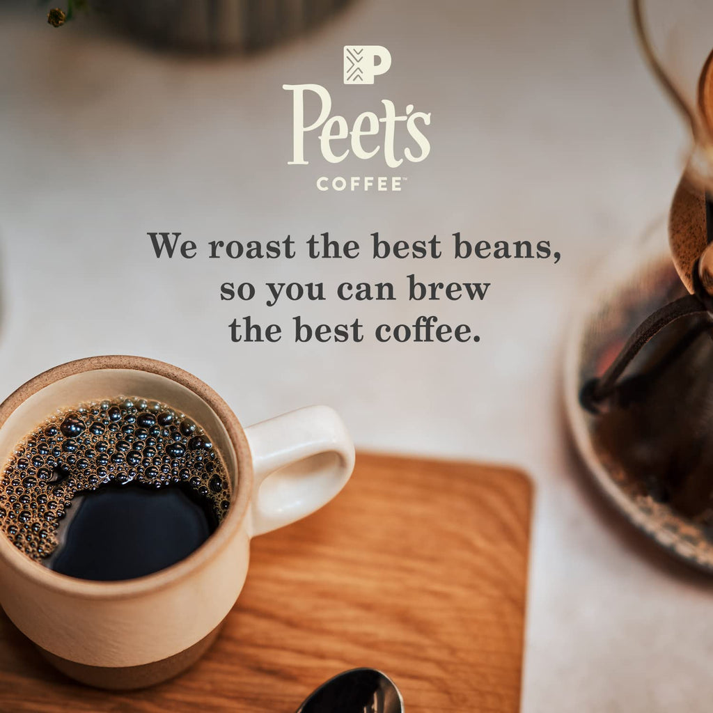 Peet's Coffee Dark Roast K-Cup Pods - 100% Arabica Holiday Blend, 60 Count (6 Boxes of 10 Pods)