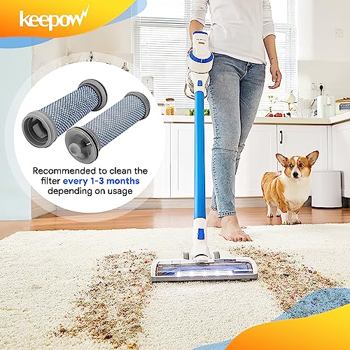 KEEPOW A10 Vacuum Filter Replacement - 2 Pack for Tineco