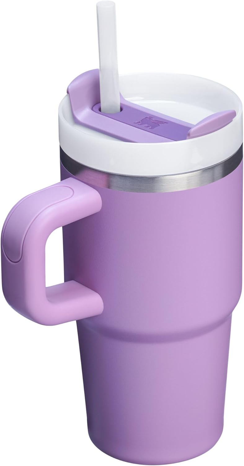 STANLEY Quencher H2.0 Tumbler - 20 oz Insulated Stainless Steel Cup with Handle & Straw | BPA-Free | Lilac
