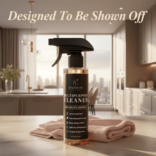 Highrise Brazilian Waves Multipurpose Cleaner, Highly Scented, Plant-Based, Biodegradable, USA Made, All Purpose Spray - Inspired By R&W, Mississippi Candle Company, Blyss Mop Soap Brazilian Waves