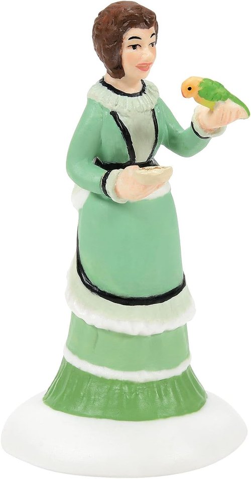 Department 56 | Dickens Village 40th Anniversary Limited Edition Such a Lovely Bird Figurine - 2.4 Inch, Multicolor