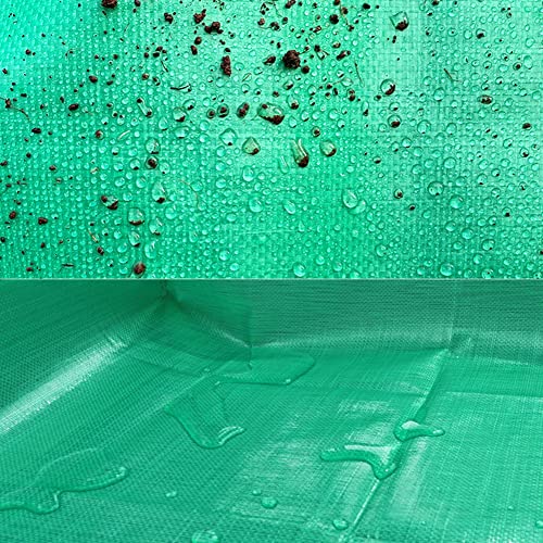 SisBroo Foldable Plant Repotting Mat, Waterproof Gardening Tarp (Green)