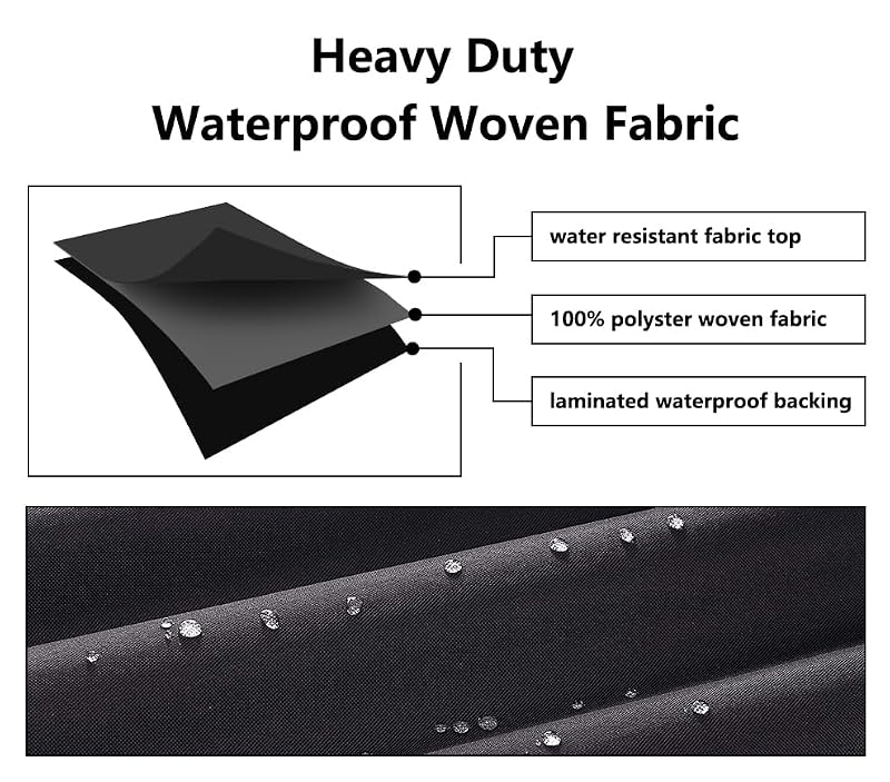 Aozzy Heavy Duty AC Cover for Outside Units, 24x24x30, Waterproof 420D