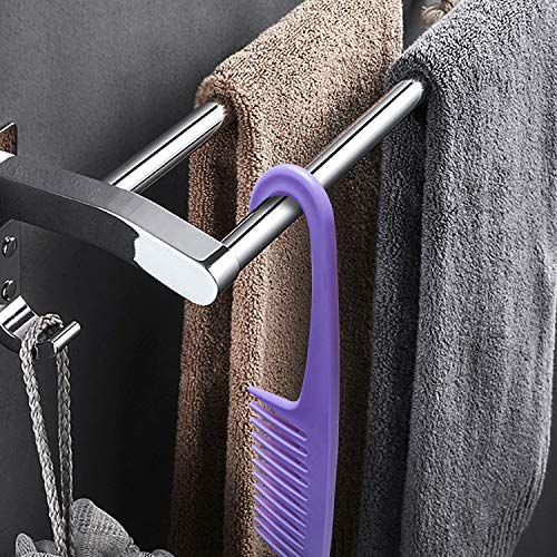 Wapodeai Wide Tooth Detangling Hair Comb for Curly and Thick Hair (Purple)