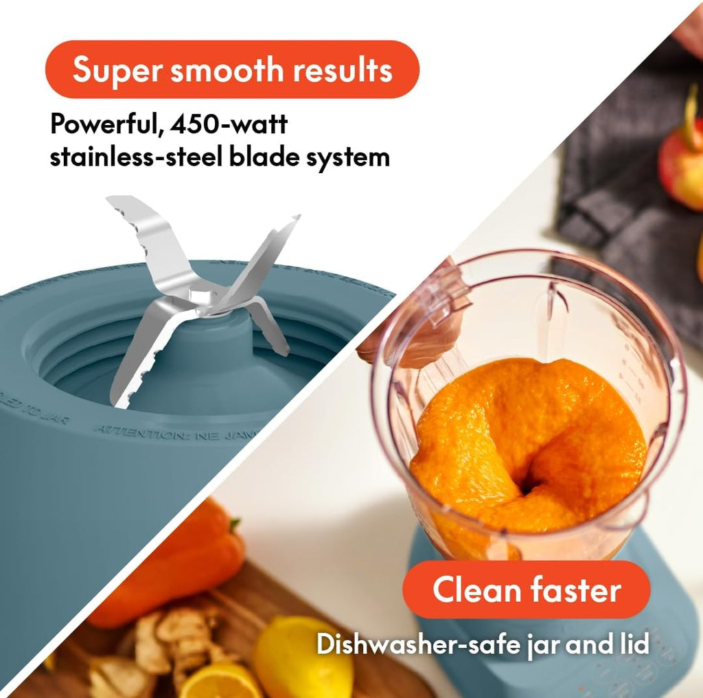 Bella 10-Speed Countertop Blender - Juicer & Smoothie Maker with 48oz Capacity, Slim Design, Dishwasher Safe