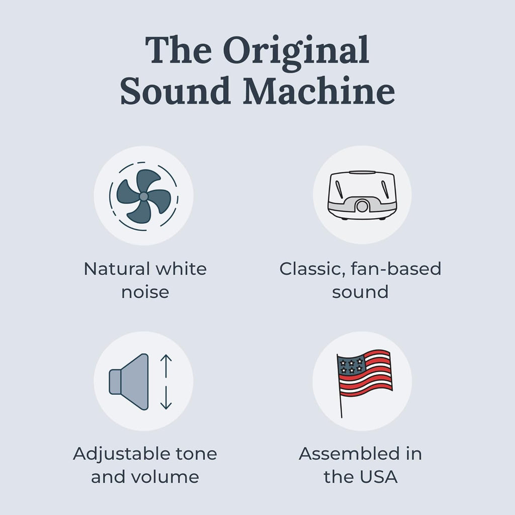 Yogasleep Dohm Classic White Noise Sound Machine - Soothing Natural Sounds for Sleep Therapy & Meditation