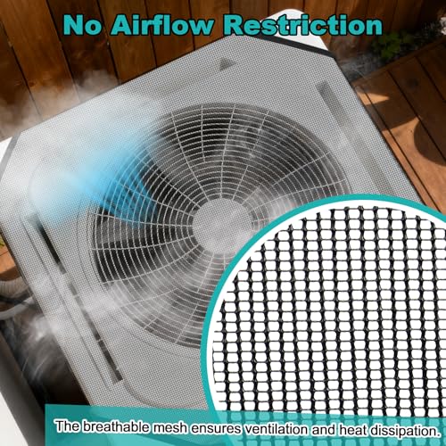 TRELC Breathable Mesh Air Conditioner Cover for Outdoor Units - 28" x 28"