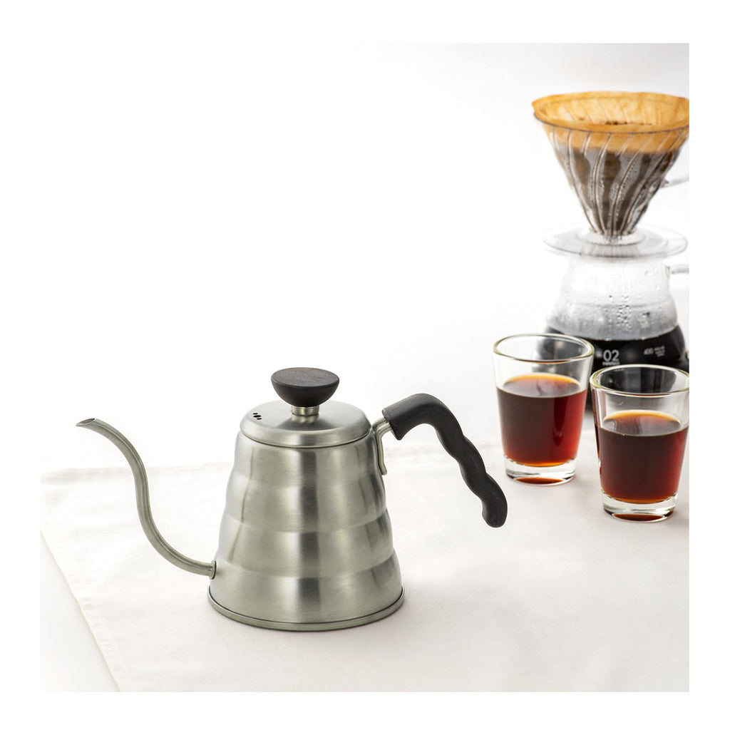 Hario V60 "Buono" Gooseneck Coffee Kettle, 700ml, Stainless Steel, Silver