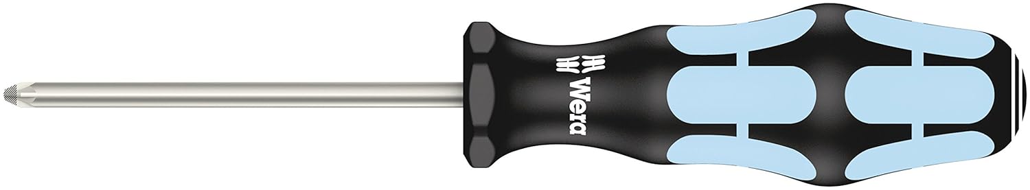 Wera Screwdriver Set - 6-Piece Stainless Steel with Rack | 3334/3350/3355/6 Models