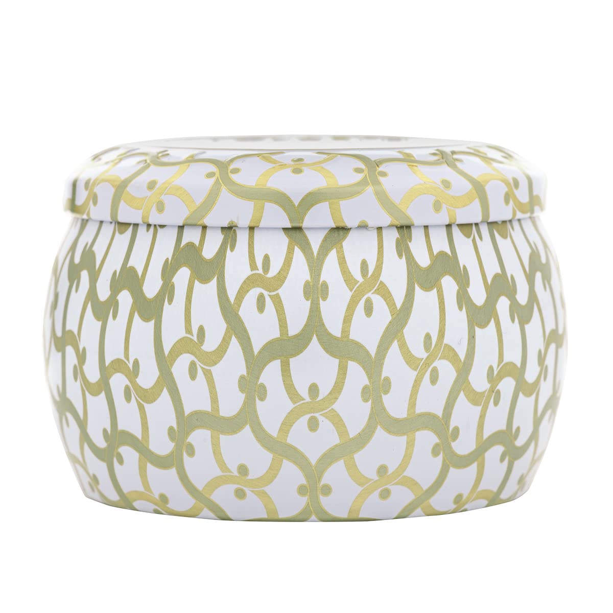 Voluspa Eucalyptus & White Sage | Mini Tin Candle | 4 Oz | 25 Hour Burn Time | Coconut Wax for Clean Burning