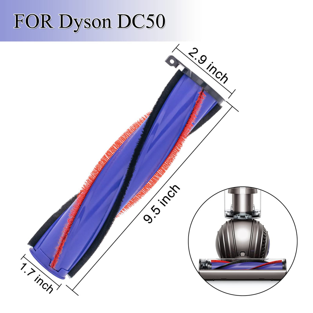 ilovelife Vacuum Parts Replacement Roller for Dyson DC50 Brushroll #964705-01, Purple, Only Fits DC50 Allergy, DC50 Animal, and DC50 Multi Floor Models