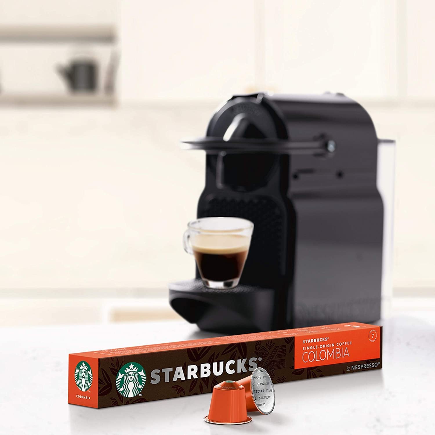 Starbucks by Nespresso, 120 Capsule Box, All Flavors (120-count single serve capsules, compatible with Nespresso Original Line System) (Colombia)