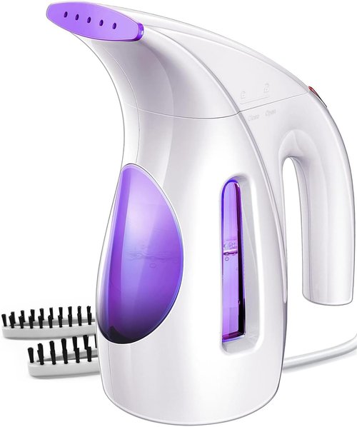 HiLIFE Portable Handheld Clothes Steamer - 240ml Capacity, 700W Power, Wrinkle Removal | Purple