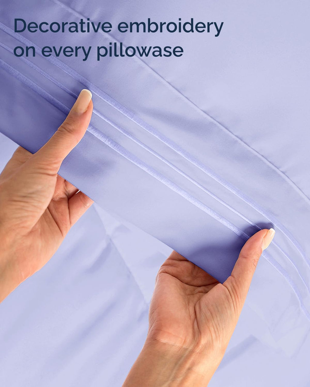 Regine Switzerland Twin XL Sheet Set - Comfy Cooling Bedding - Soft, Wrinkle-Free, Deep Pockets - Lavender