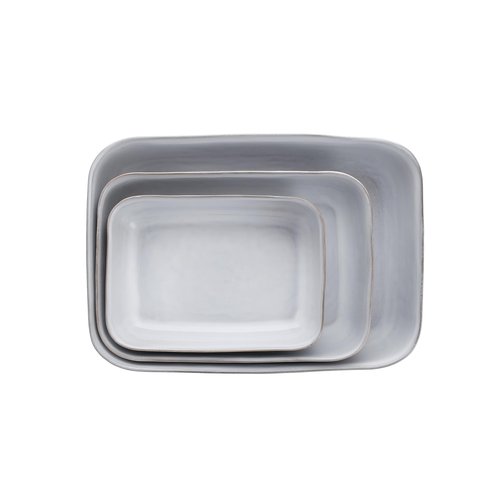 Nosse with Fortessa Svelte Stoneware 3 Piece Bakeware set, 3 Piece Bakeware set, Stone