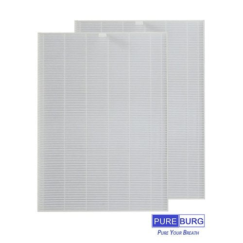 PUREBURG Replacement Filter Compatible with Winix XQ & XQ Pro Tower Air Purifier, Filter X, 2 x H13 HEPA & 2 x Activated Carbon Filters Air Clean Dust VOCs Odor