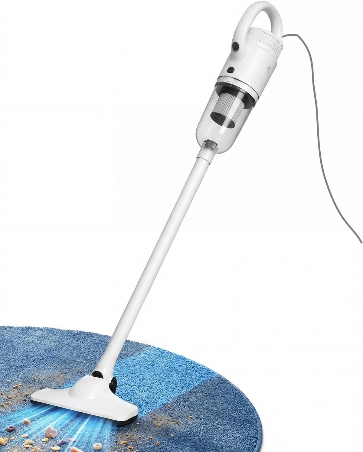 Skiennix Lightweight Corded Stick Vacuum Cleaner - 2-in-1 Handheld with HEPA Filter & Floor Brush | 13 ft Power Cord
