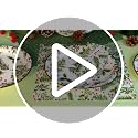 Christmas Oval Paper Plates and Napkins Set 50 Pcs - Holiday Party Supplies