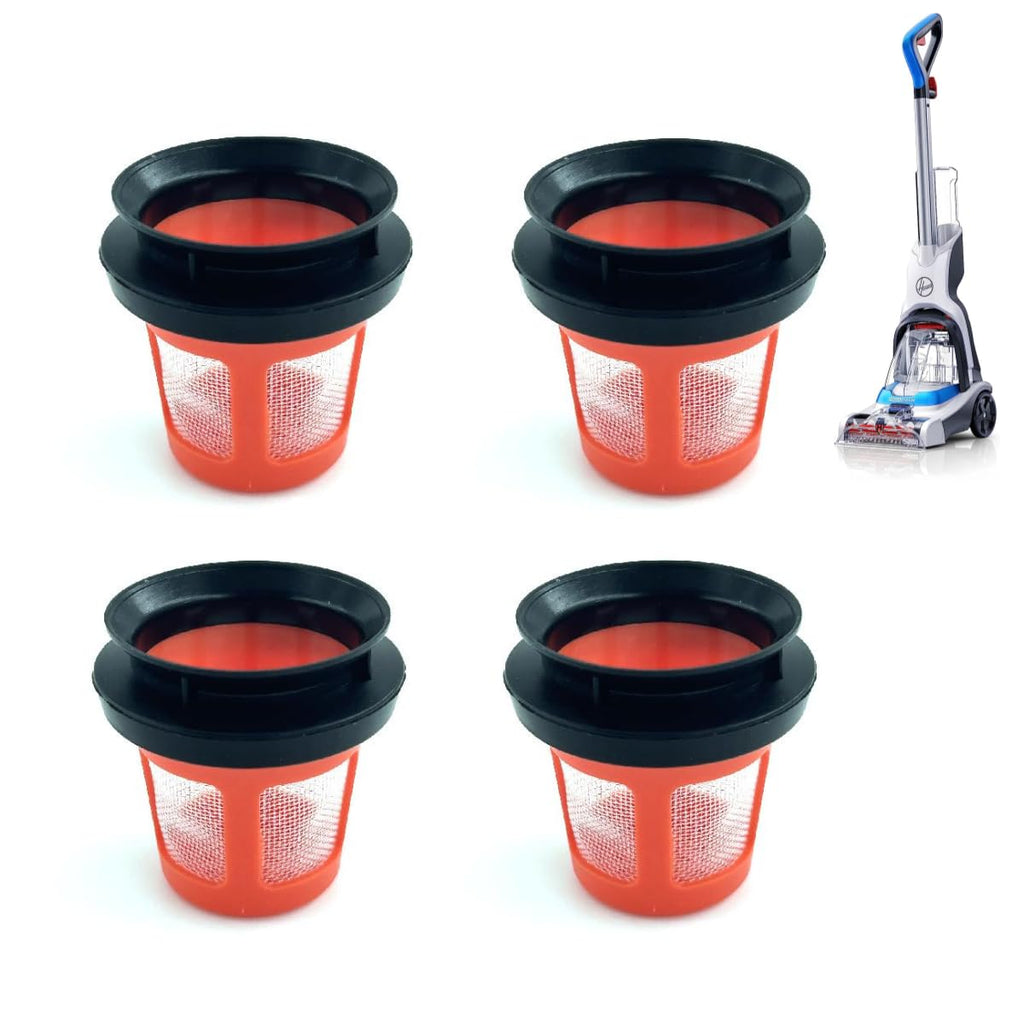 Sionlan FH50700 Replacement Filter Compatible With Hoover PowerDash Pet FH50700, FH50701, FH50702, FH50710, FH50750 Vacuum Filter Strainer and Rubber Gasket Attachment (4 Pack)