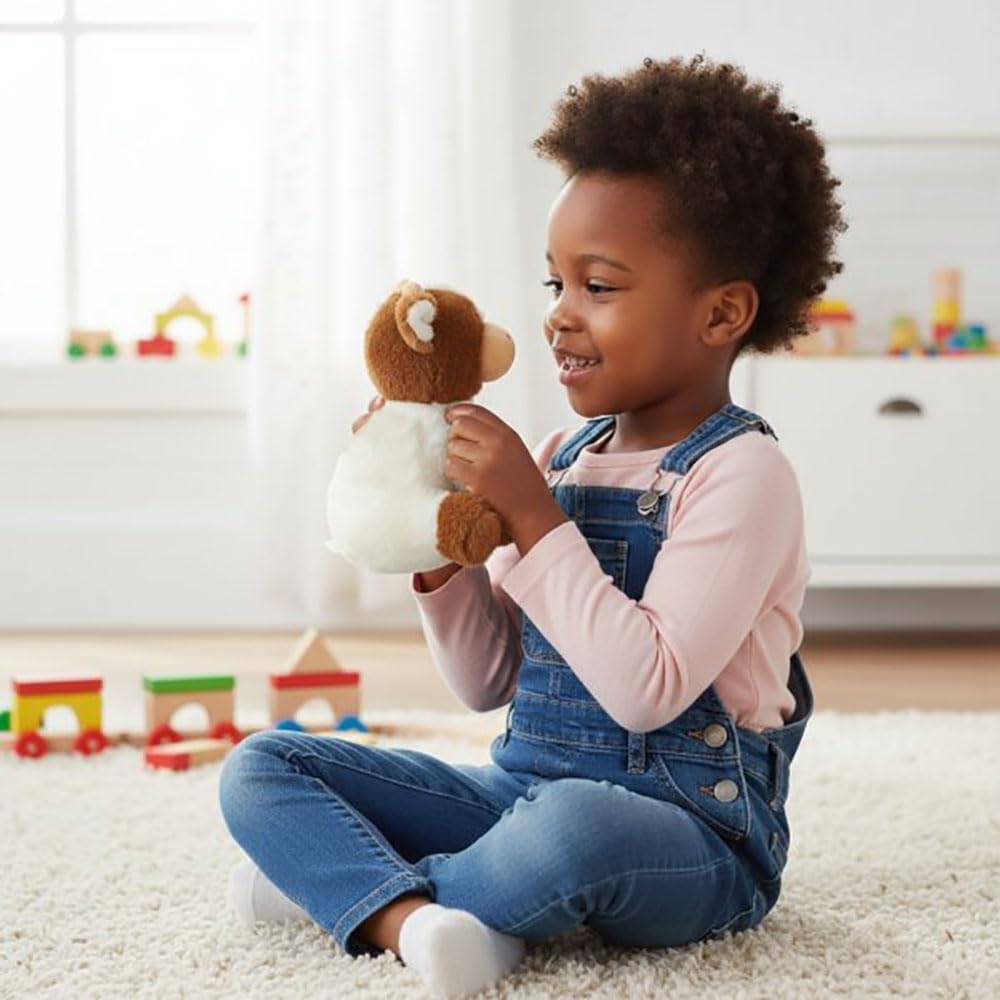 YUKOUQIAN Cow Plush Doll Toy - Cute 8-Inch Stuffed Animal for Kids | Perfect Christmas Gift