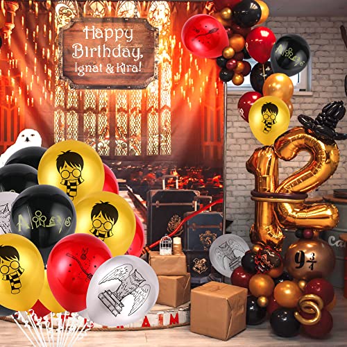 Ainiv 15PCS 12-Inch Cartoon Metallic Balloons for Parties