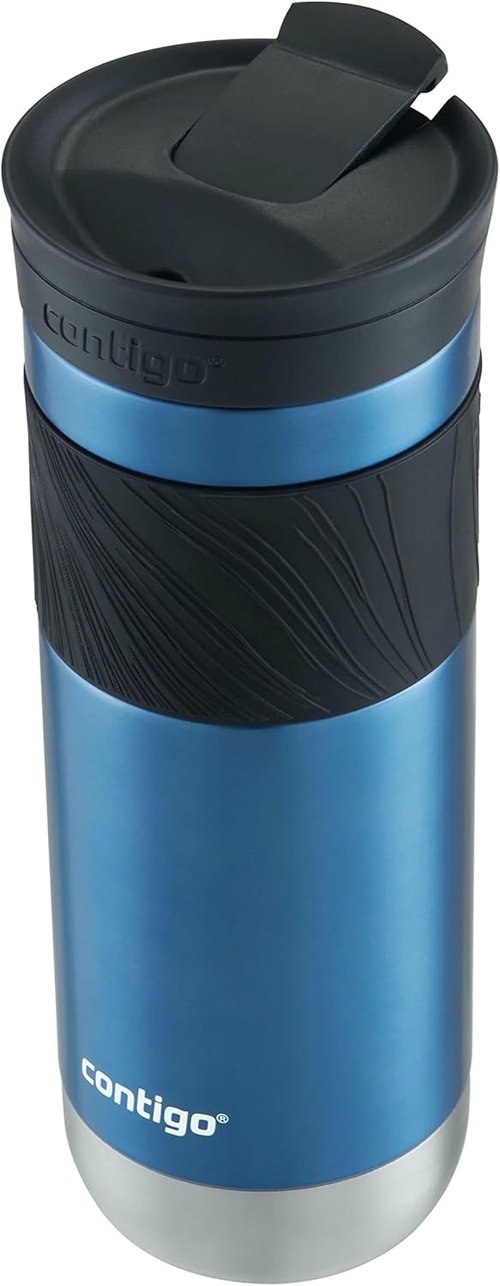 Contigo Byron Travel Mug - 20oz Vacuum-Insulated, Leak-Proof, BPA-Free | Blue Corn - Ideal for Coffee & Water