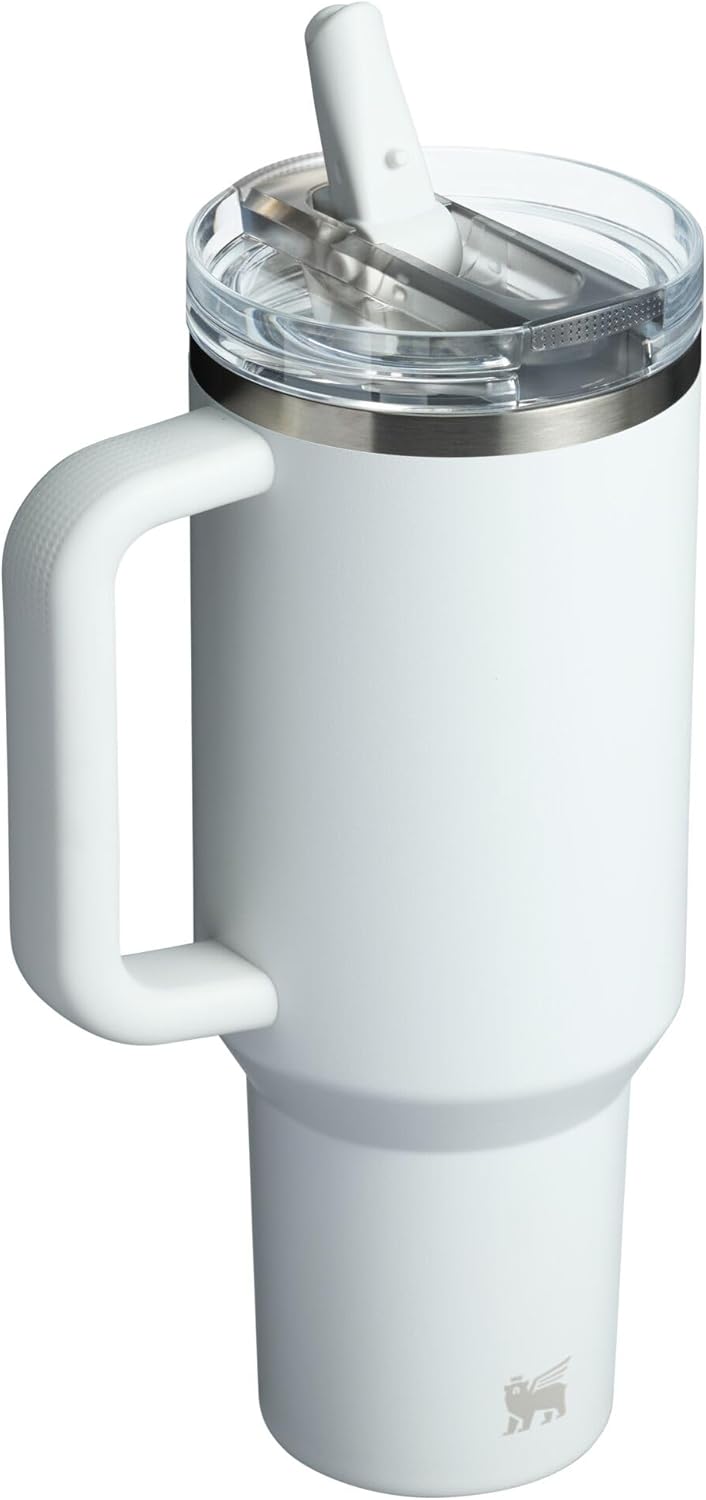STANLEY Quencher ProTour 40 oz Tumbler - Leakproof Lid, Built-In Straw & Handle | Insulated Stainless Steel | BPA-Free | Frost