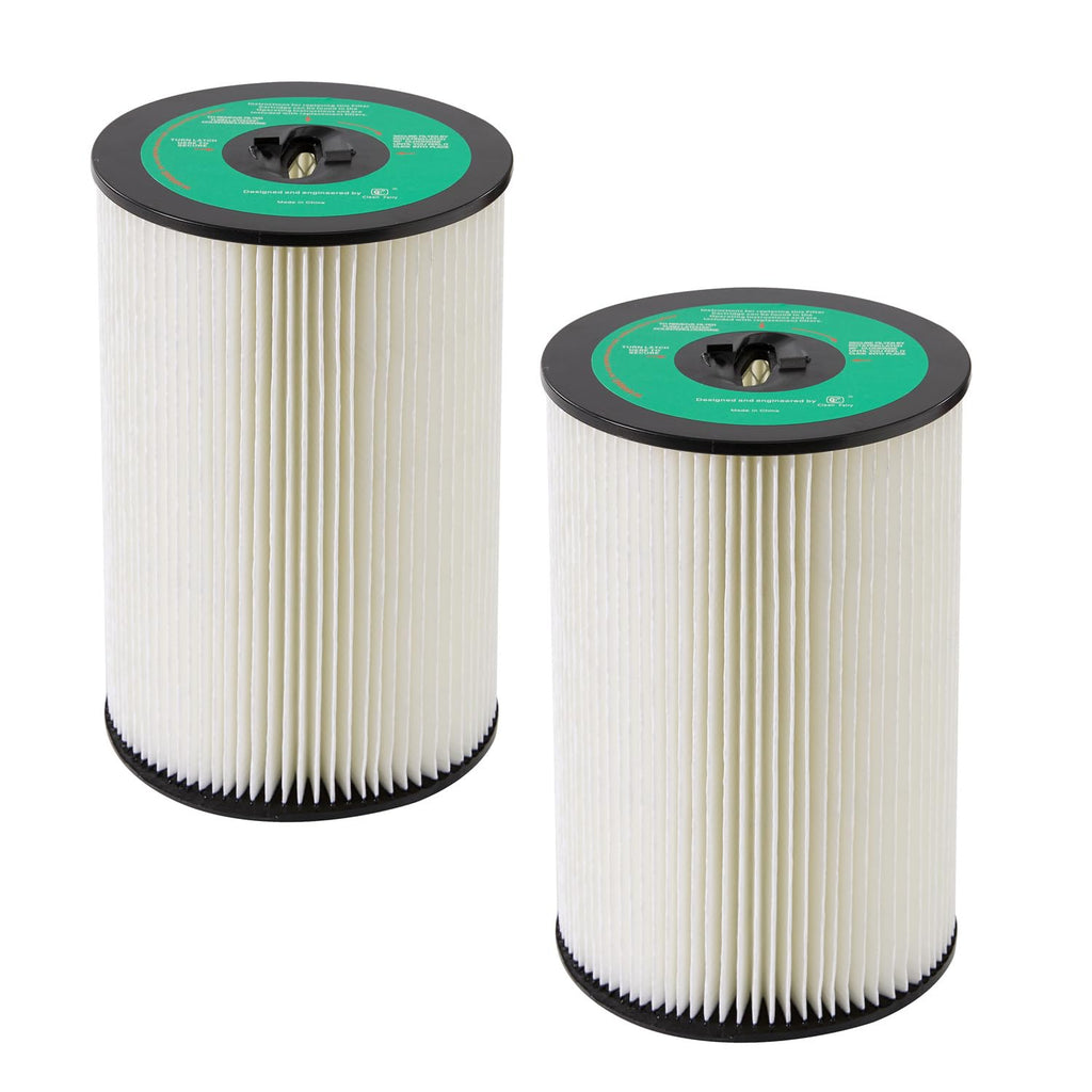 CF Clean Fairy Vacuum Cleaner Filter 1-piece Replacement for Dirt Devil/Titan 10 Inch Cartridge Filter 8107-01 for Vacuflo FC610 FC1550 Royal CS1200