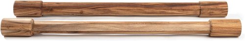 Ironwood Gourmet Acacia Wood Rolling Pins - Set of 2 Durable Long Rolling Pins for Baking