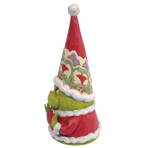 Enesco Jim Shore Dr. Seuss The Grinch Gnome with a Large Heart Figurine, 7.25 Inch, Multicolor