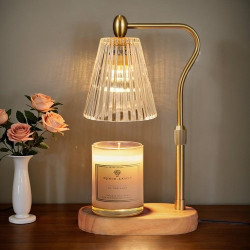 Engpure Candle Warmer Lamp - Adjustable Height with Timer & Dimmer | Perfect for Home Decor & Gifts