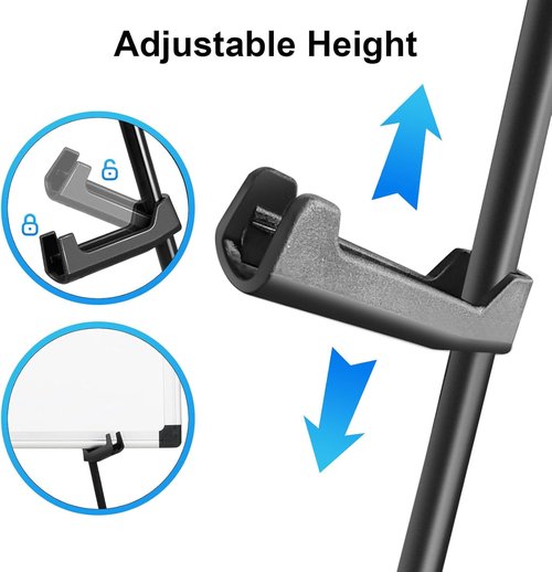Folding Display Easel Stand - 63" Tall Adjustable Telescoping Art Easel | Easy Assembly, 1 Pack