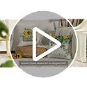 AVOIN Watercolor Sunflower Throw Pillow Covers, 18x18 Inch, Set of 4