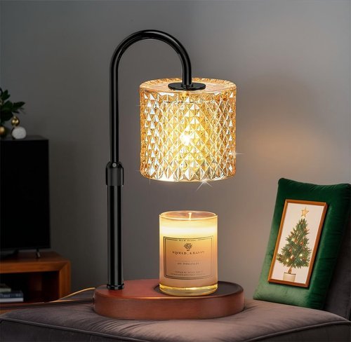 Engpure Candle Warmer Lamp - Adjustable Height & Timer | Perfect Gift for Women, Home Décor