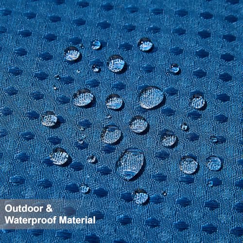DFXSZ Dark Blue Outdoor Pillow Covers 18x18 Inch Set of 2