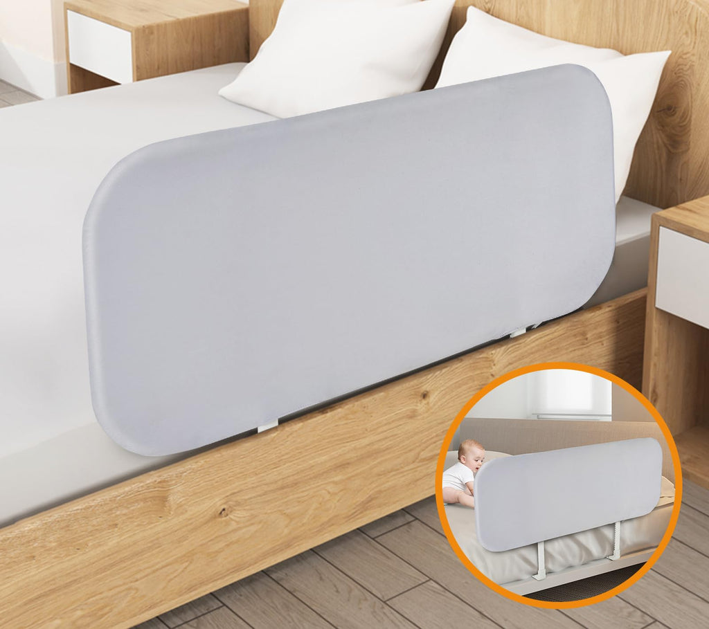 strenkitech Toddler Bed Rails for Travel - Baby Guard Bed Rail Portable for Crib, Twin, Queen, Full, King Size Beds - Easy to Assemble, Safety Bed Side Rail for Toddlers and Kids